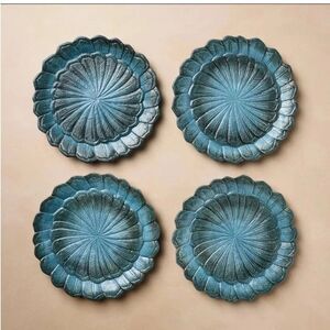 New in box, Feather Salad Plates by John Derian‎